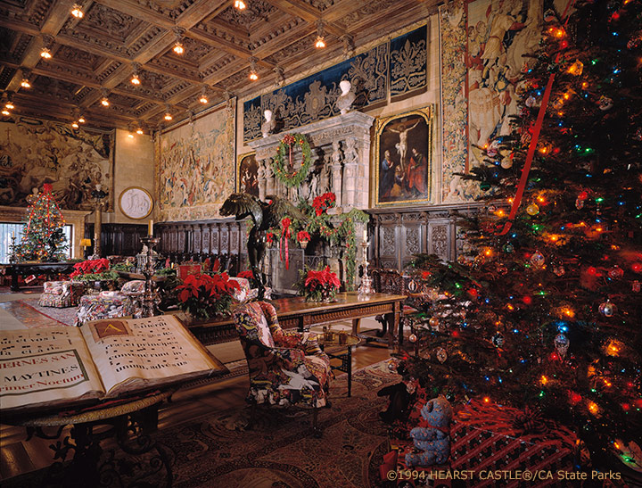 New “Holiday Twilight Tours” at Hearst Castle