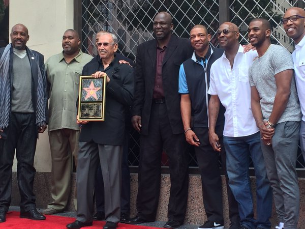 The “Voice of the Clippers” gets a star on the Hollywood Walk of Fame