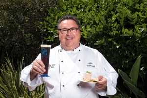 Chef Axel with food