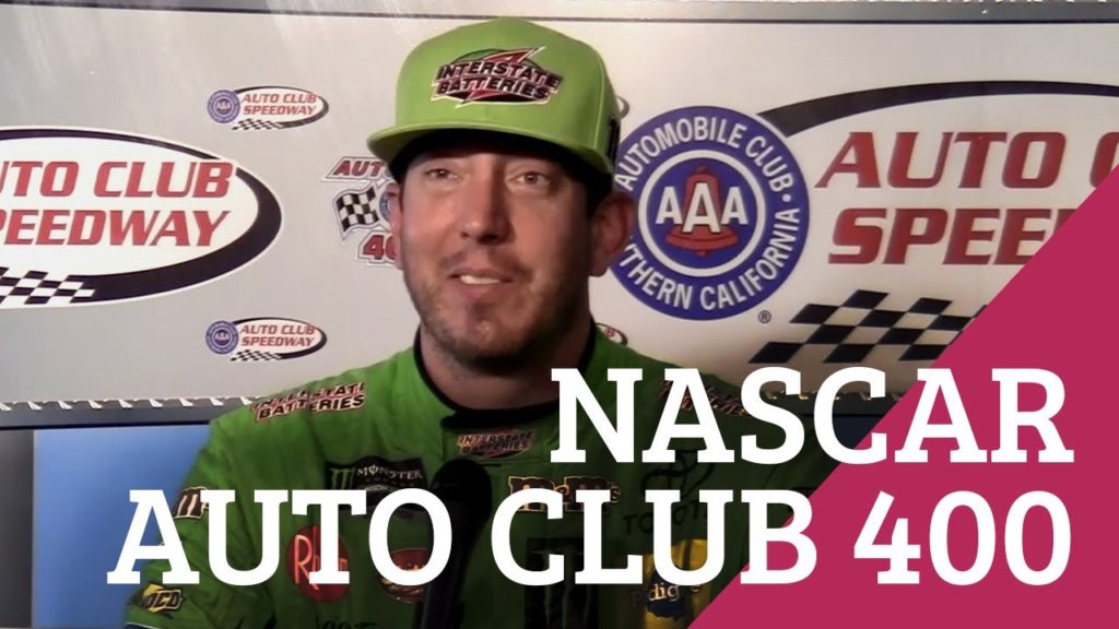 Kyle Busch Takes The Checkered at the NASCAR Auto Club 400