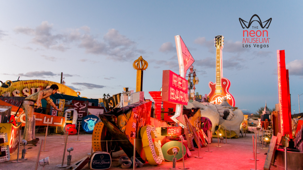 New Zoom Background Options: The Neon Museum’s “Neon Boneyard”