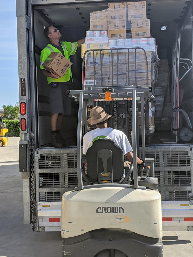 Four Local Families Contribute 50 Tons of Food To Palm Beach Food Bank