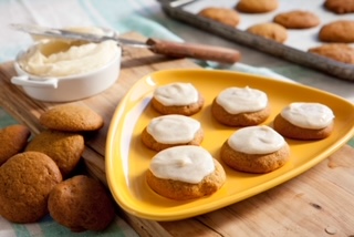 Pumpkin Spice Cookies with a Creamy Brown Butter Icing