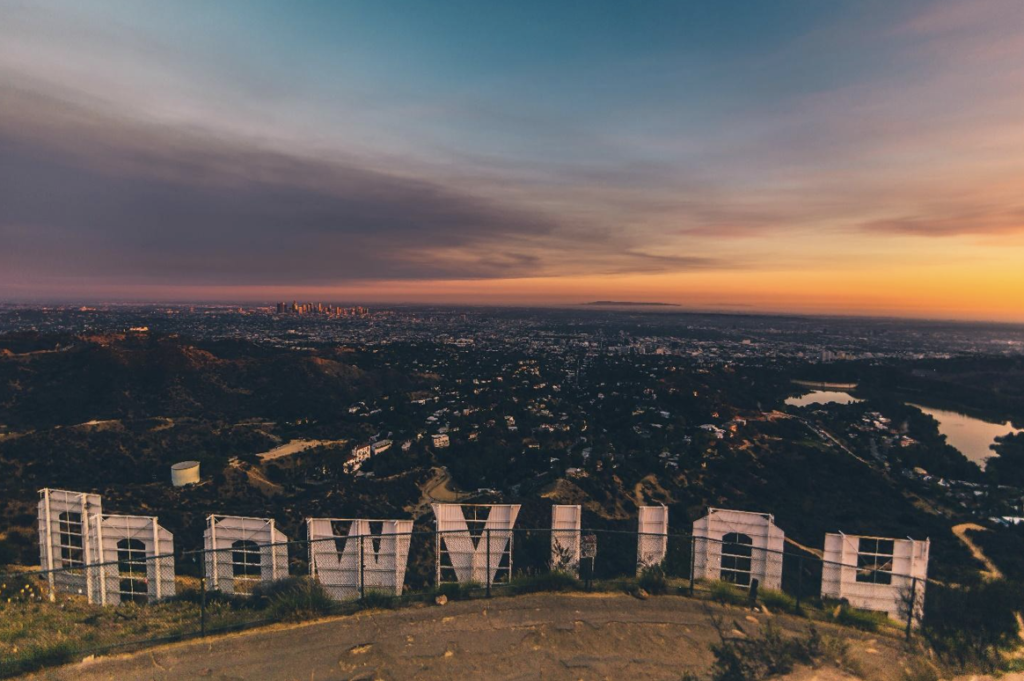 Behind the Hollywood sign
