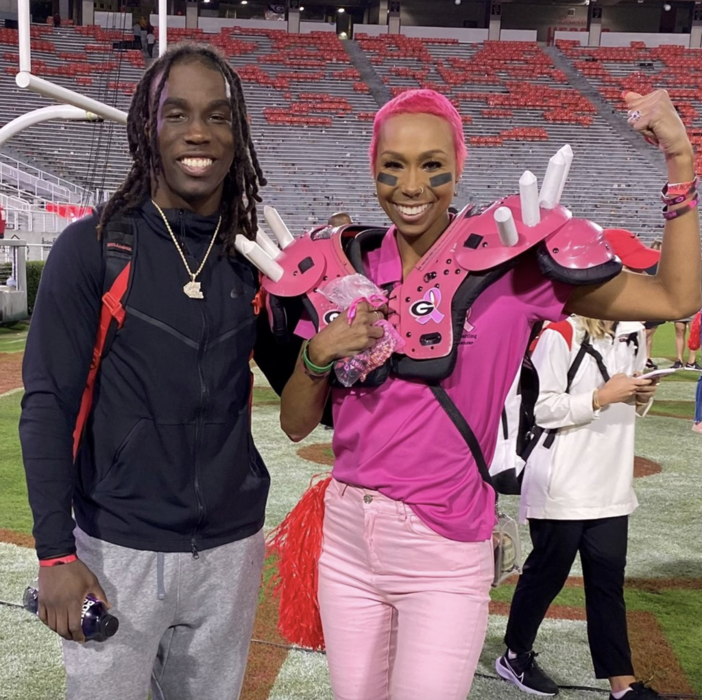 Football Star Kelee Ringo talks about Breast Cancer Awareness