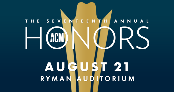ACM Announces Industry and Studio Recording Awards