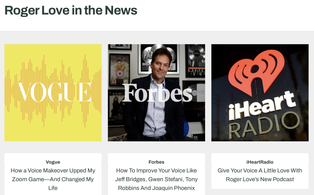 Visit RogerLove.com for more!